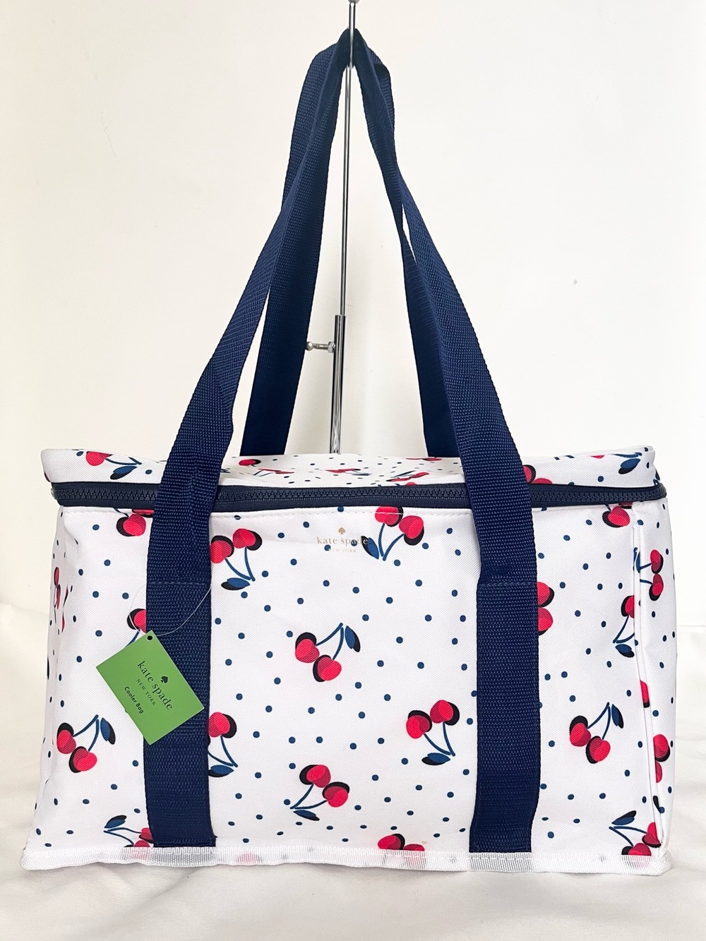 Kate Spade Vintage Insulted Cherry print cooler bag Tote NWT